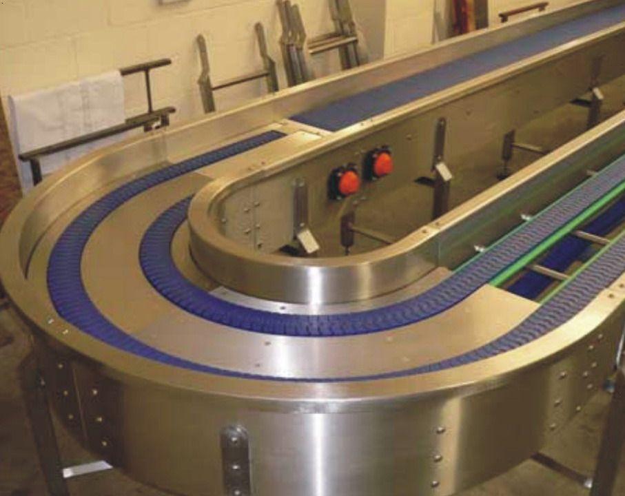 雙排轉(zhuǎn)彎鏈板輸送